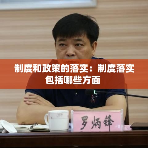 制度和政策的落实：制度落实包括哪些方面 