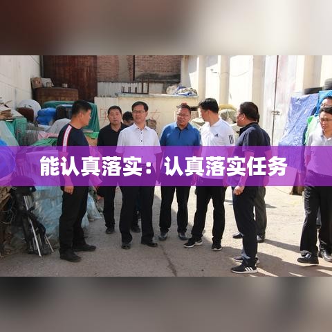 能认真落实：认真落实任务 