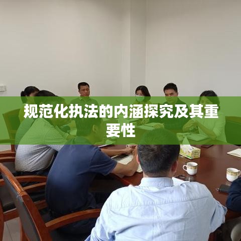 规范化执法的内涵探究及其重要性