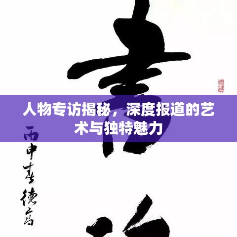 人物专访揭秘，深度报道的艺术与独特魅力