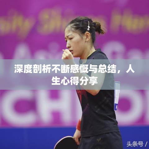 深度剖析不断感慨与总结，人生心得分享
