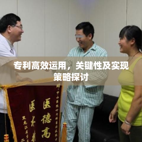专利高效运用，关键性及实现策略探讨