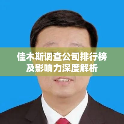 佳木斯调查公司排行榜及影响力深度解析