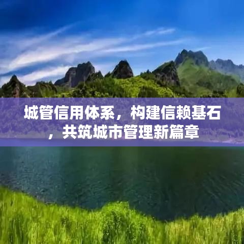 城管信用体系，构建信赖基石，共筑城市管理新篇章