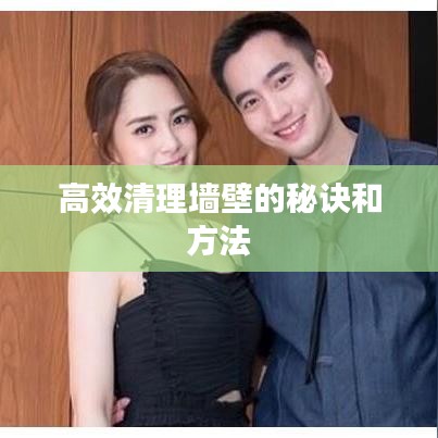 高效清理墙壁的秘诀和方法